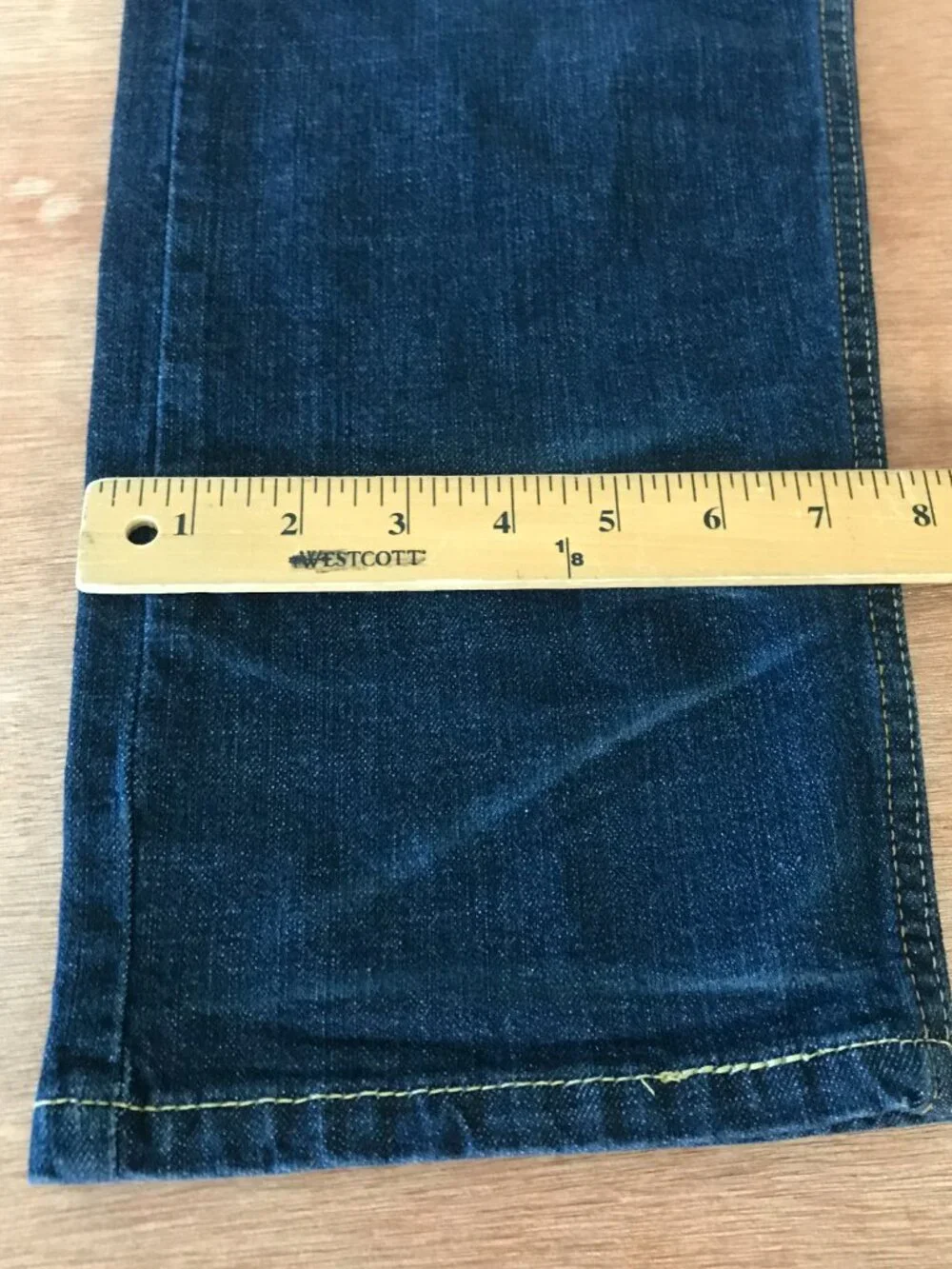 Levi Strauss Signature Flex Regular Taper Jeans Men 38x28 Blue Mid Rise Stretch
